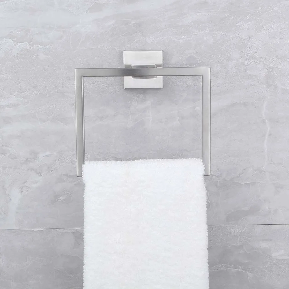 Wall-Mounted Stainless Steel Towel Bar - Image 7
