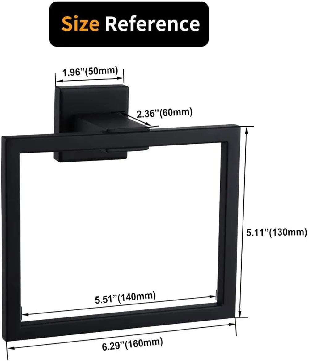 Wall-Mounted Stainless Steel Towel Bar - Image 6