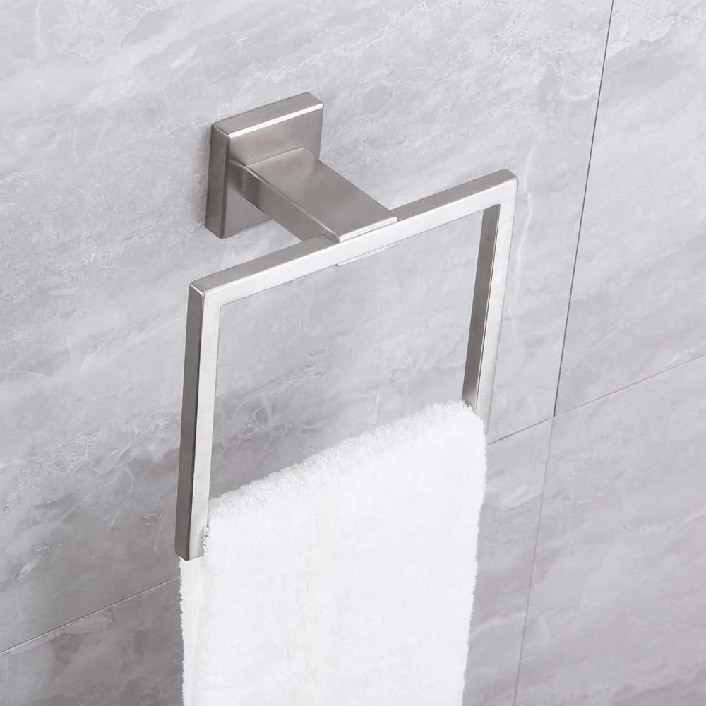 Wall-Mounted Stainless Steel Towel Bar - Image 3