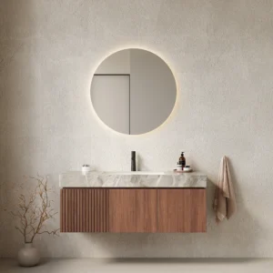 Wall-Mounted Bathroom Vanity with Sink