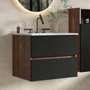 24" Wall Mounted Bathroom Vanity with Sink