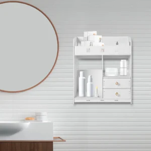 Wall Mounted Storage Cabinet with Drawers