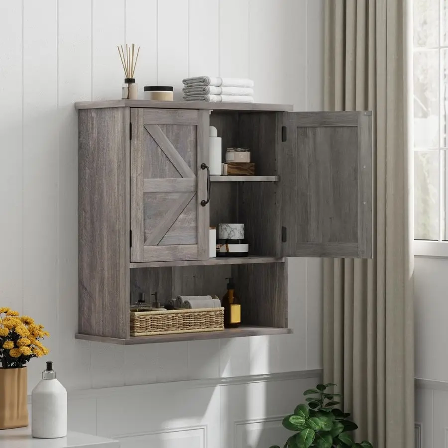 Farmhouse Wall Bathroom Cabinet